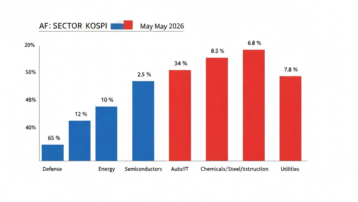 코스피 섹터별 전쟁 이전 주가 회복률 비교 차트 2026년 5월